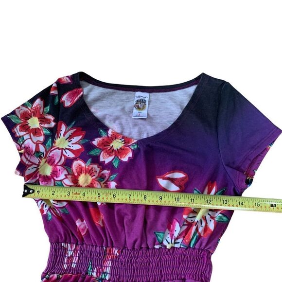 Purple Ed Hardy Blouse Size Small - Picture 7 of 8